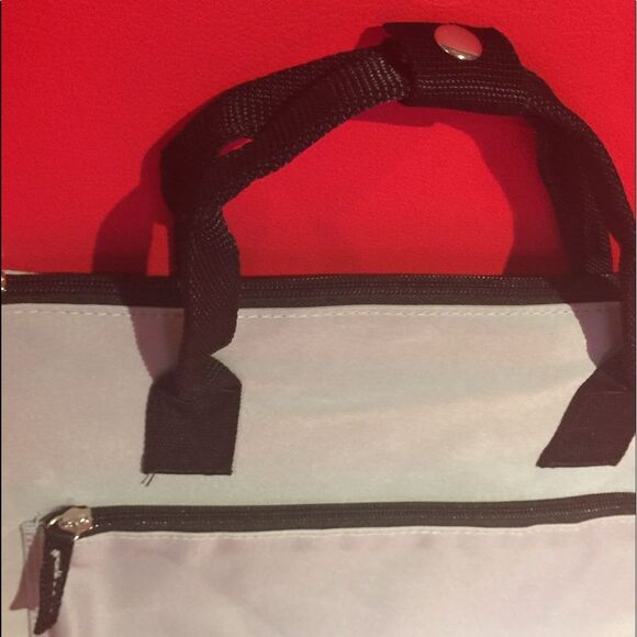 Durable Nylon Gray Backpack with shoe compartment.